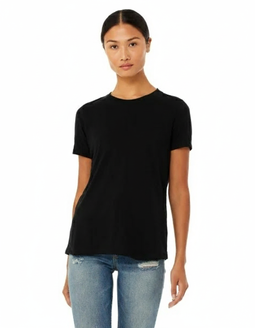 Black T-shirt Model Front