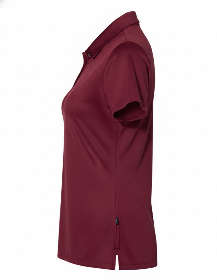 Burgundy Polo Side View
