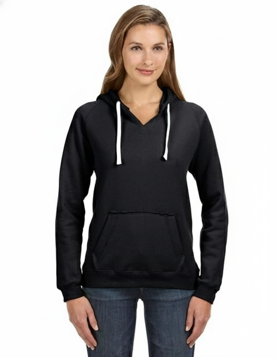 Abrigo Tipo Hoodie de Mujer