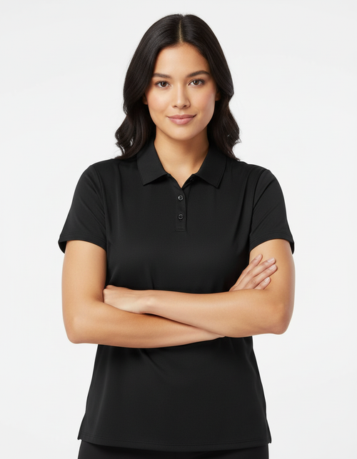 Model Black Polo Arms Crossed