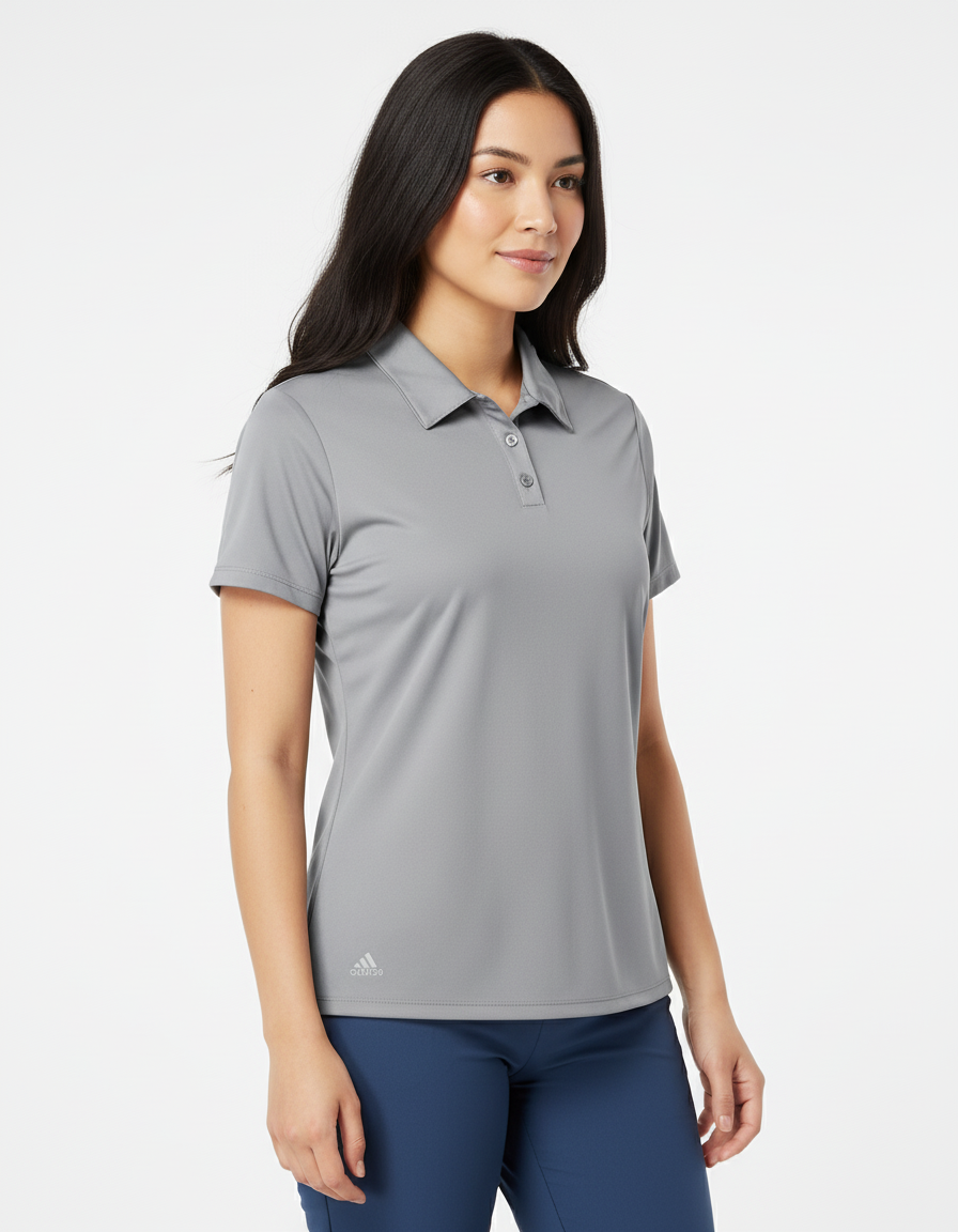 Model Grey Polo Front